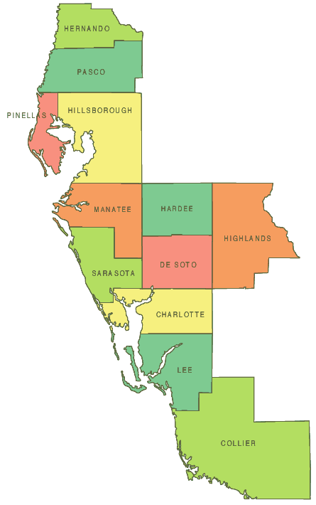 Florida's Southwest Counties