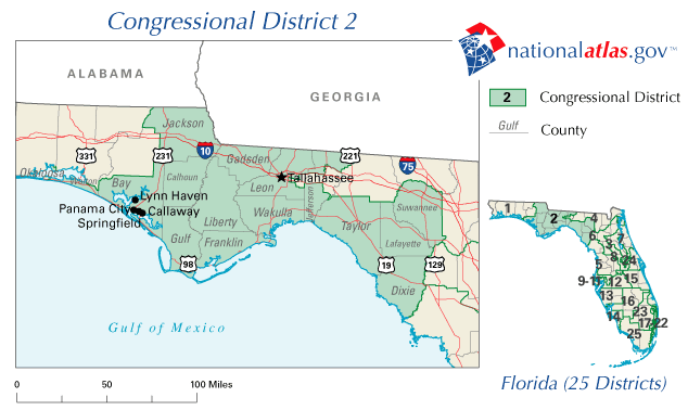 107th Congress - Florida's Congressional District 2