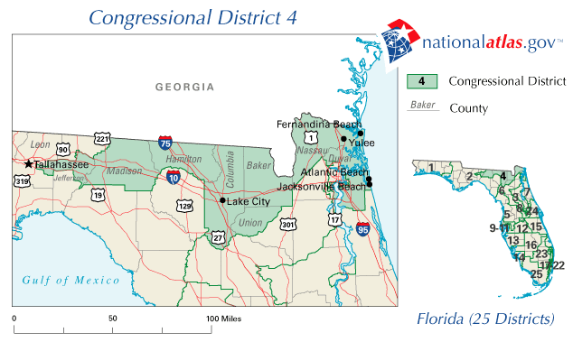 107th Congress - Florida's Congressional District 4