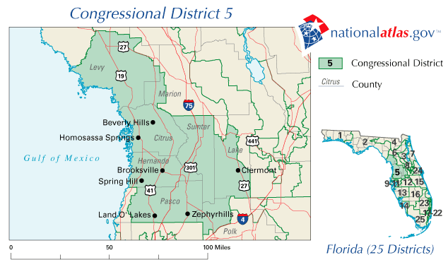 107th Congress - Florida's Congressional District 5