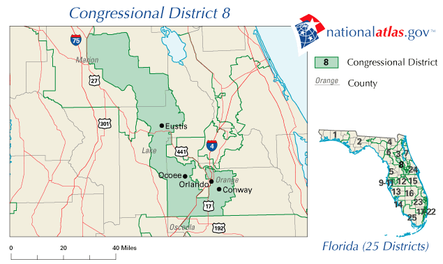 107th Congress - Florida's Congressional District 8