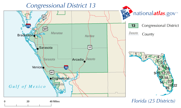 107th Congress - Florida's Congressional District 13