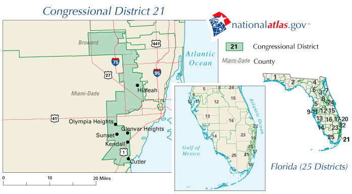 107th Congress - Florida's Congressional District 21