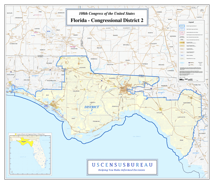 108th Congress - Florida's Congressional District 2