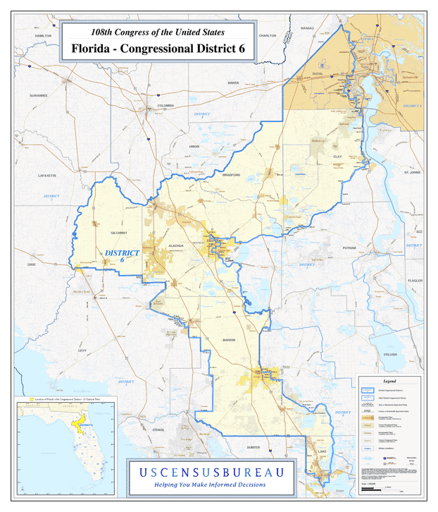 108th Congress - Florida's Congressional District 6