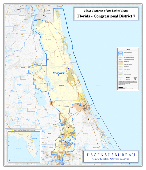 108th Congress - Florida's Congressional District 7