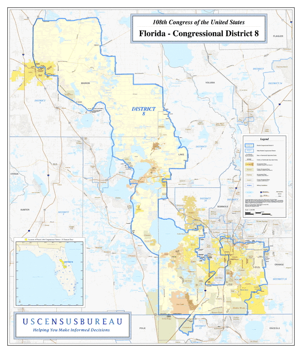 108th Congress - Florida's Congressional District 8