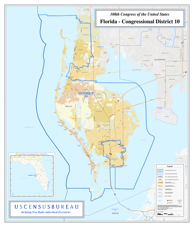 108th Congress - Florida's Congressional District 10