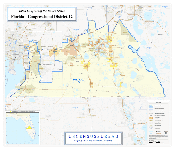 108th Congress - Florida's Congressional District 12