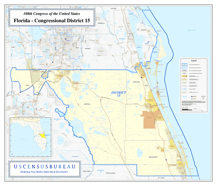 108th Congress - Florida's Congressional District 15