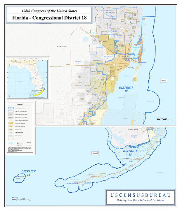 108th Congress - Florida's Congressional District 18