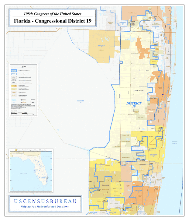 108th Congress - Florida's Congressional District 19