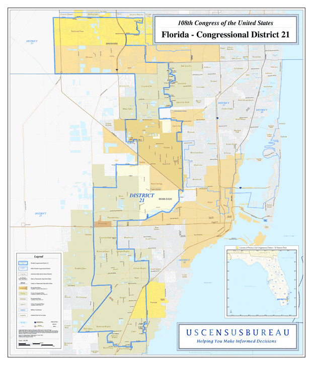 108th Congress - Florida's Congressional District 21