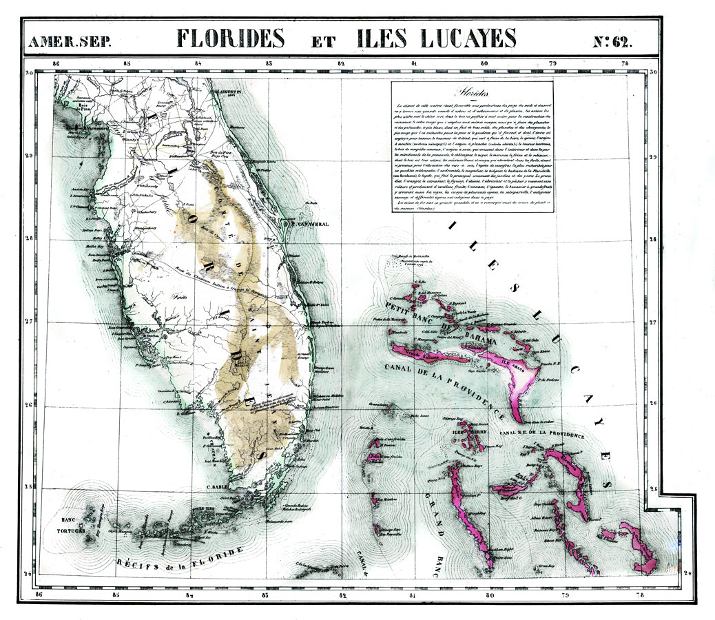 Florides et Iles Lucayes No. 62