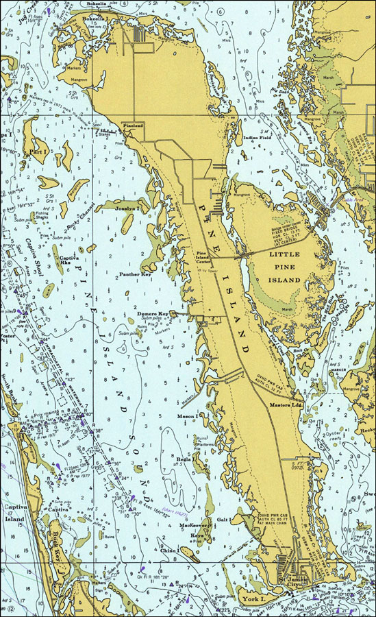 Pine Island Florida Map