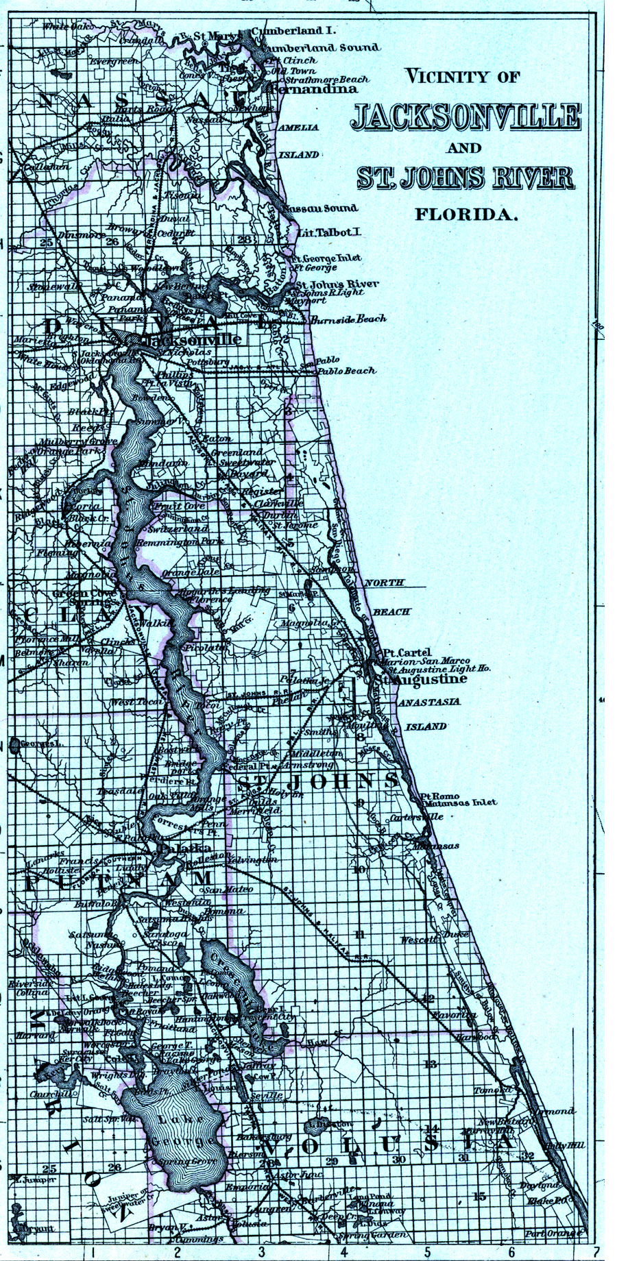 Vicinity of Jacksonville and St. Johns River, Florida