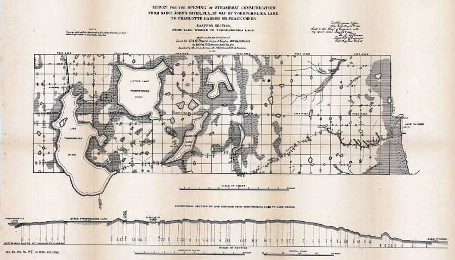 Survey for the opening of steamboat communication from Saint John's River, Fla.