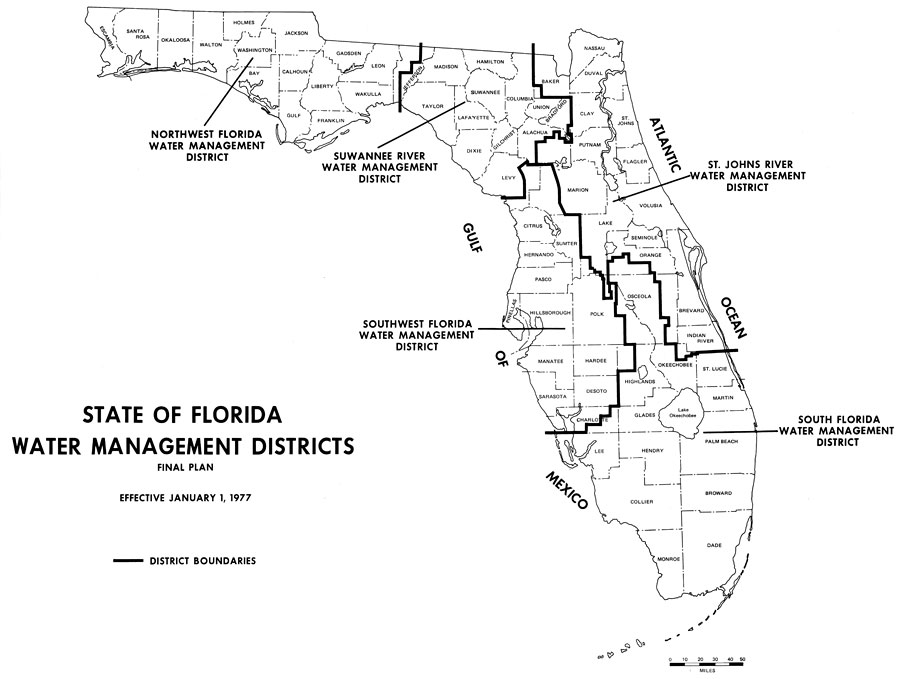 State of Florida Water Management Districts