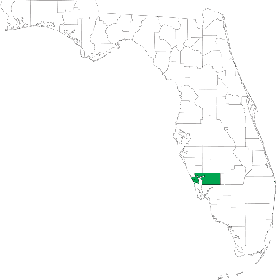 Locater Map of Charlotte County