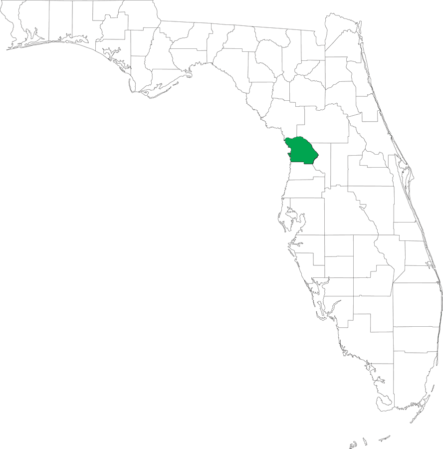Locater Map of Citrus County