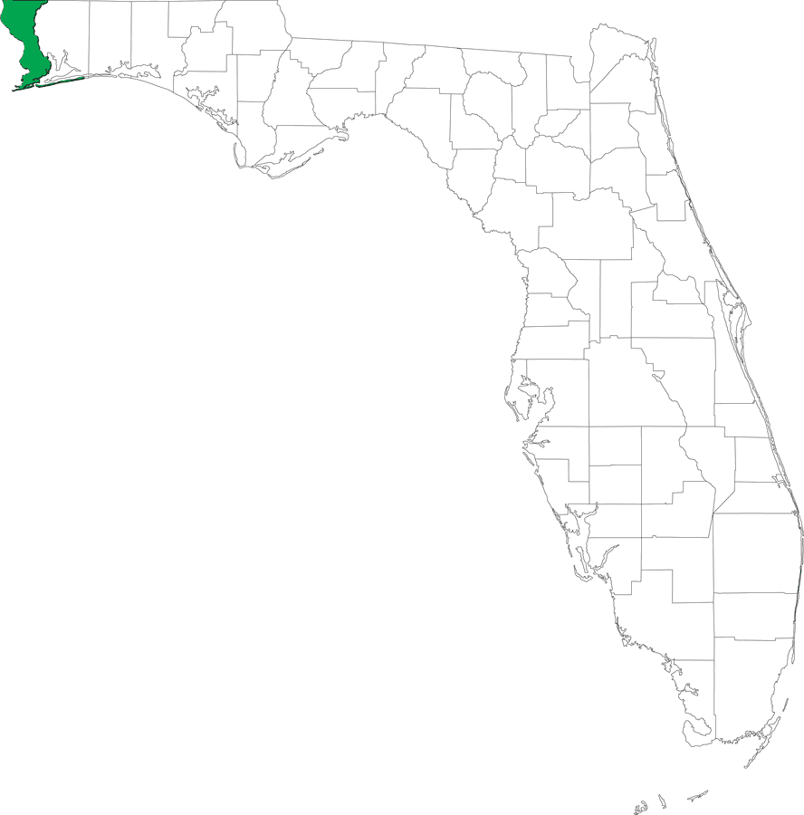 Locater Map of Escambia County