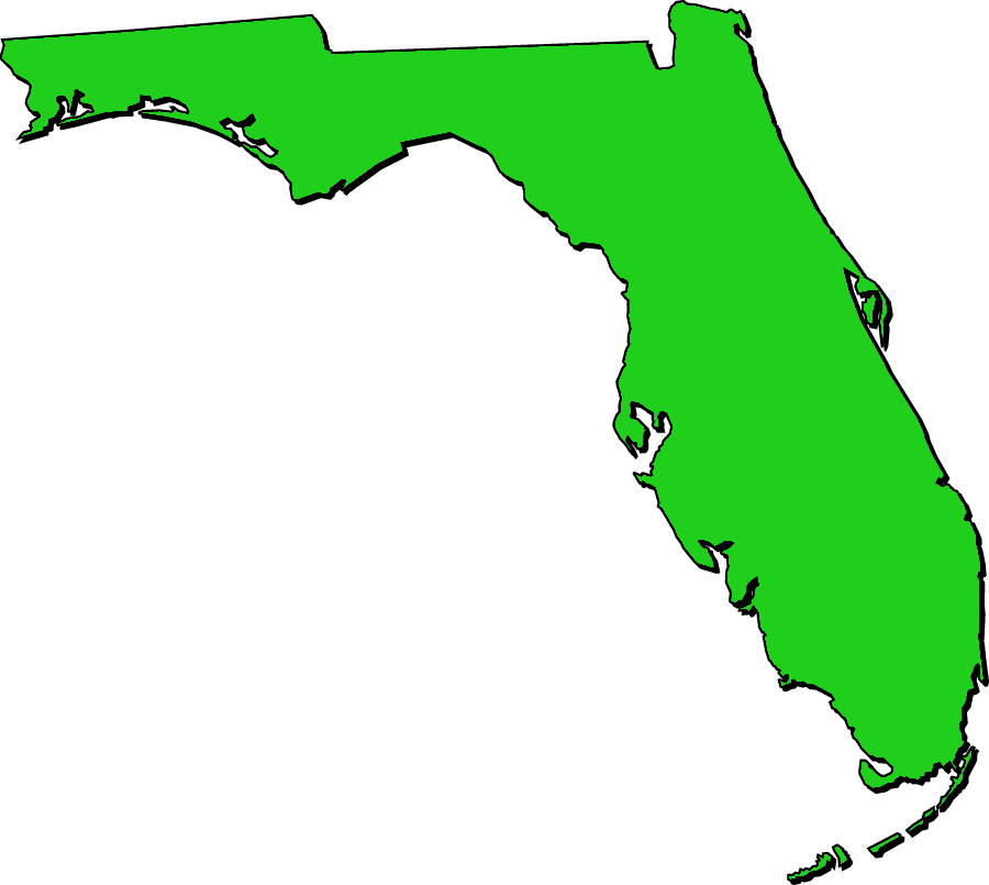 clipart map of florida - photo #5