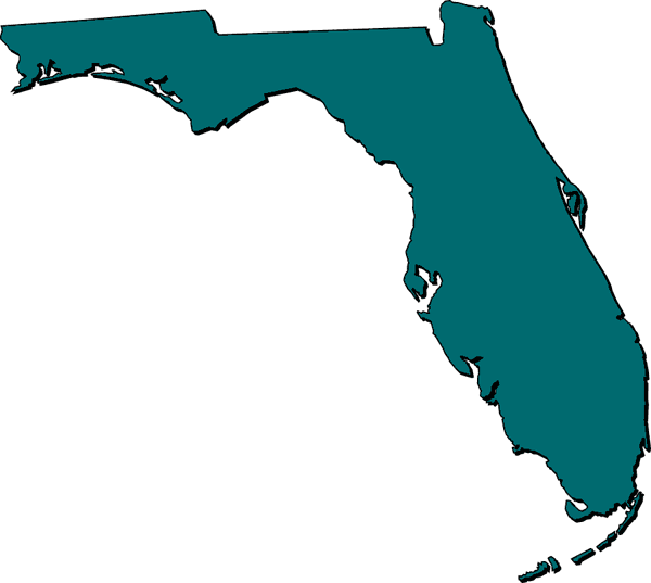 clipart map of florida - photo #6
