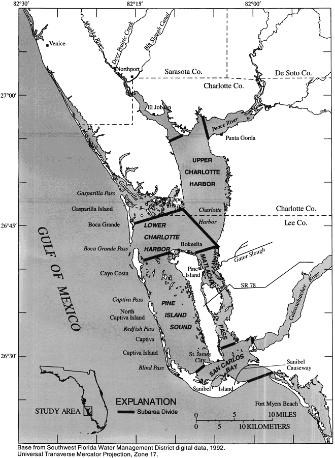 Charlotte Harbor Estuarine System and Subareas
