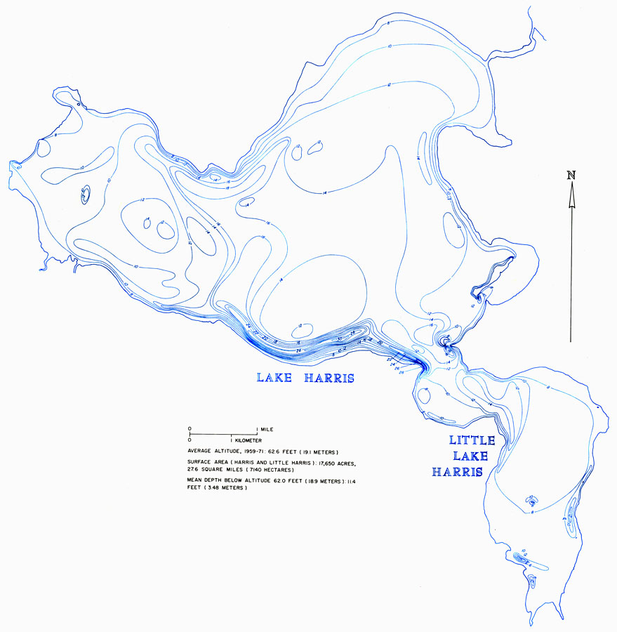 Hydrology of the Oklawaha Lakes Area of Florida- Lake Harris and Little Lake Harris