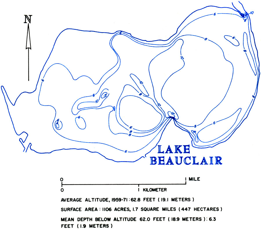 Hydrology of the Oklawaha Lakes Area of Florida- Lake Beauclair