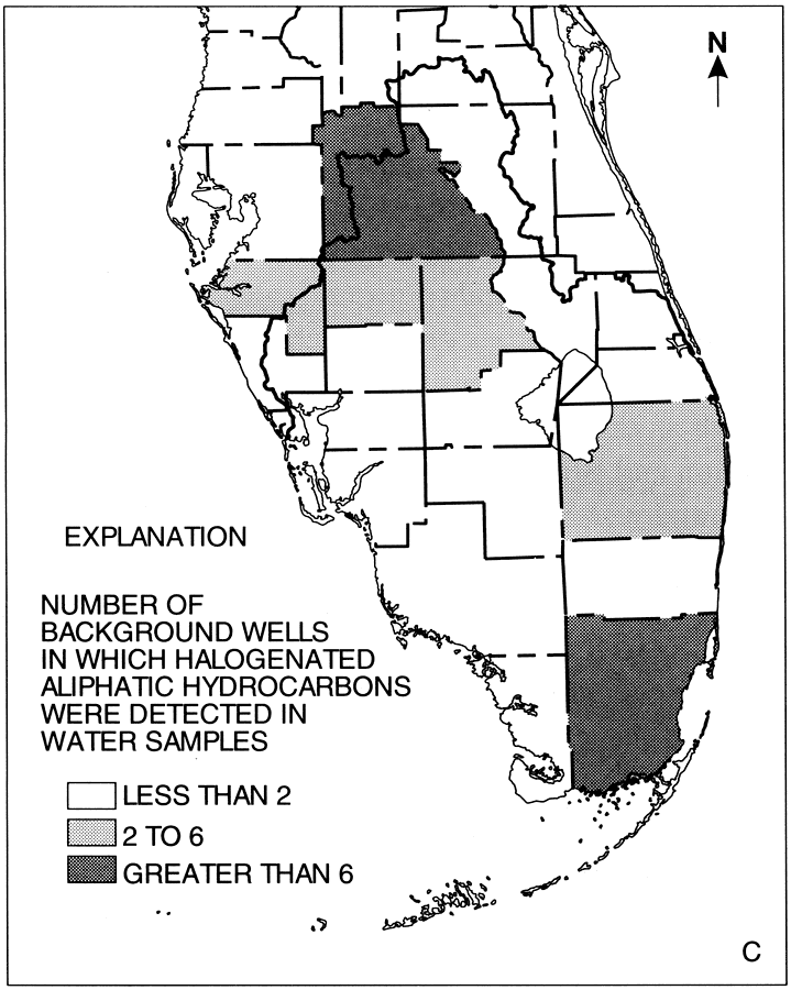 Occurrence of Hydrogenated Aliphatic Hydrocarbons from Background Wells in Southern Florida