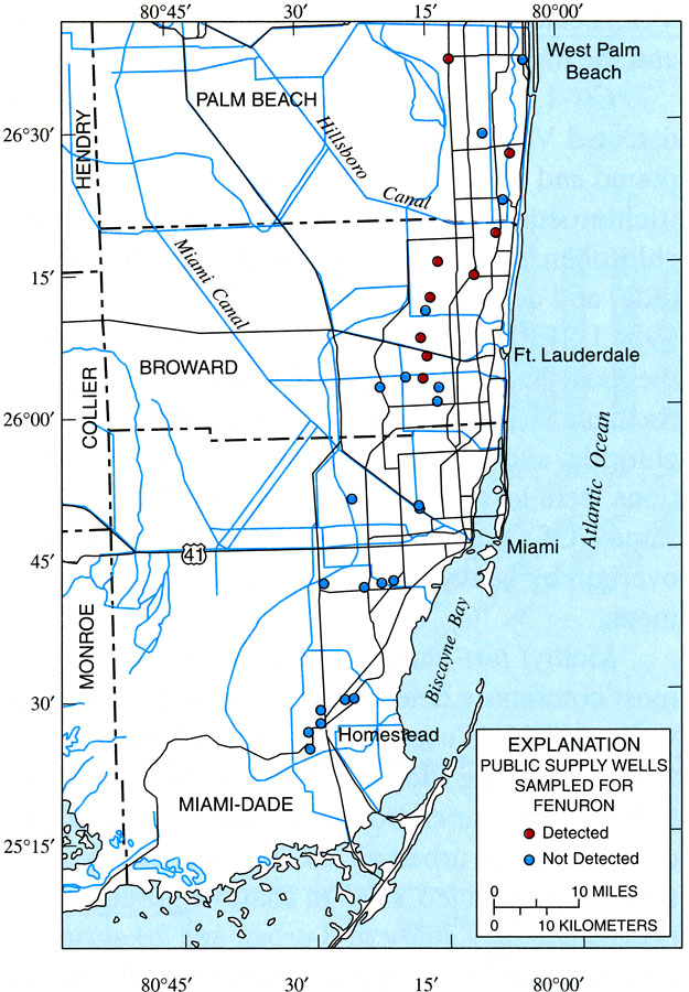 Occurrence of Fenuron from Public-Supply Wells in the Biscayne Aquifer