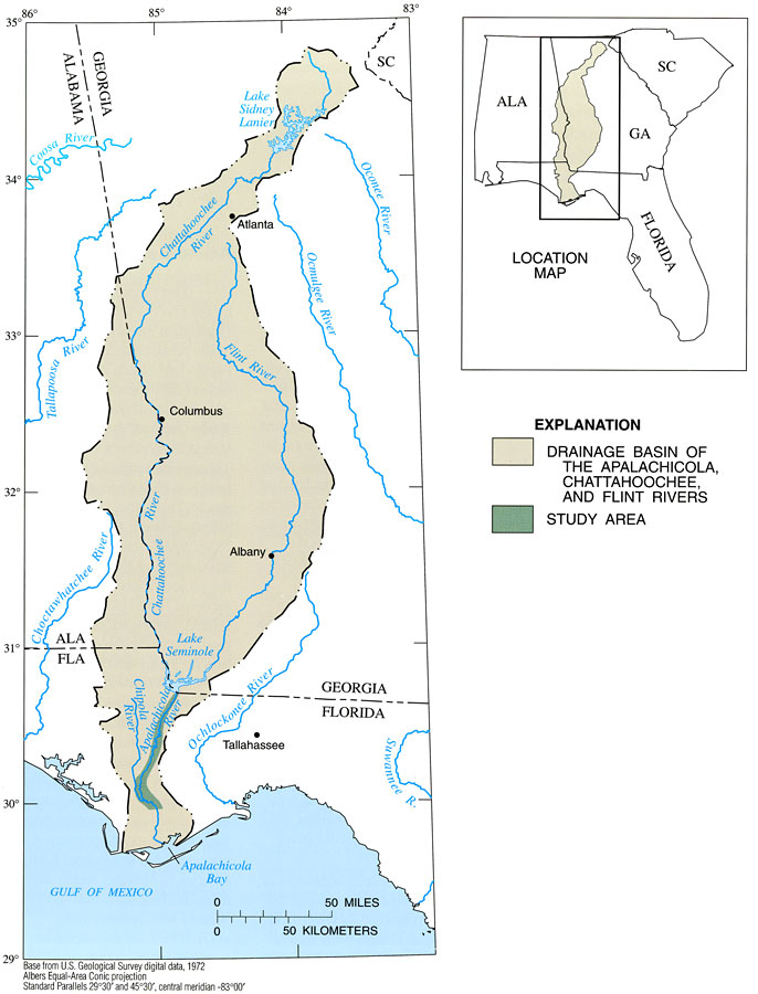 Drainage Basin of the Apalachicola River