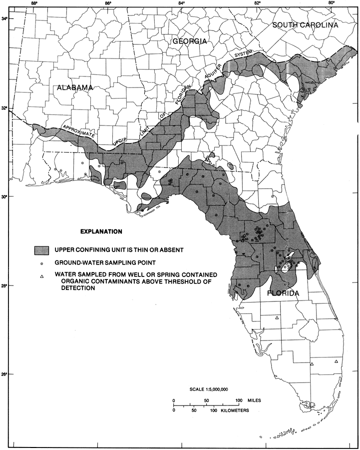 Wells and Springs in the Upper Floridan Aquifer Fig 37