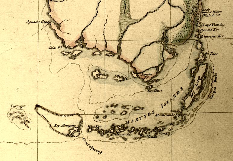 Detail - East Florida, from surveys made since the last peace, adapted to Dr. Stork's History of that country