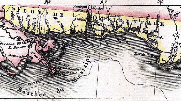 Detail - A map of the West Indies and of the Mexican-Gulph [sic]