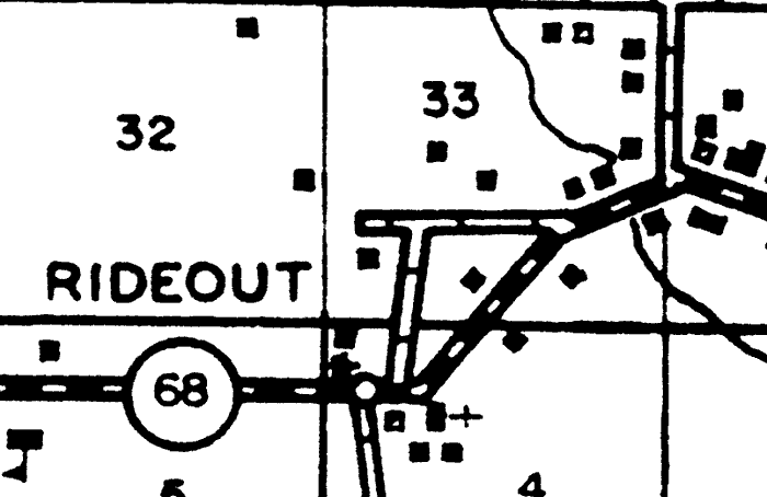 Detail - Highway and Transportation Map of Clay County