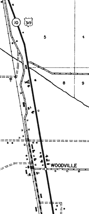 Detail - Highway and Transportation Map of Leon County