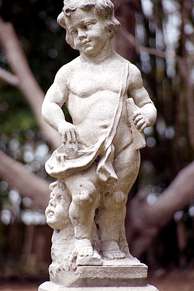 Sculpture of a cherub
