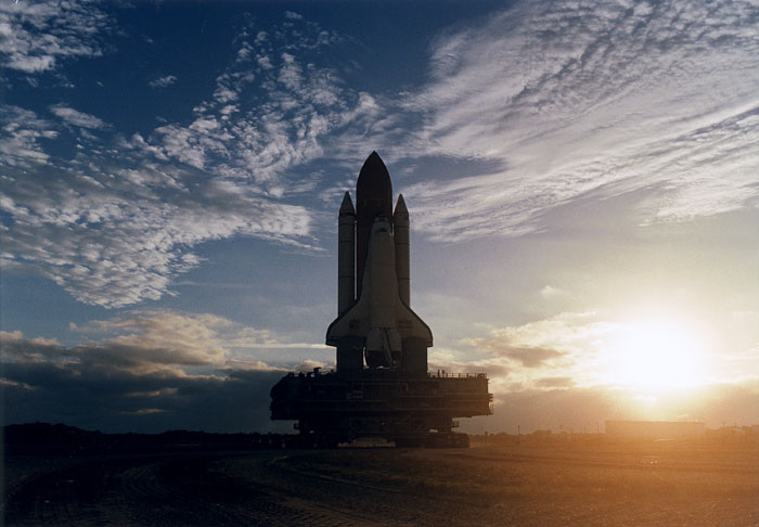 STS-83 Rollout
