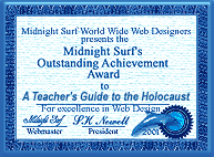 Midnight Surf's Outstanding Achievement Award