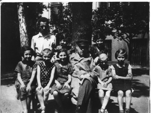 Korczak with children