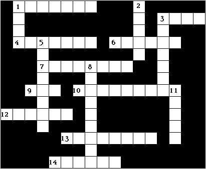 CROSSWORD PUZZLE