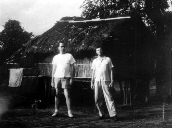 Colin P. Kelly II and friend touring one of the Philippine islands