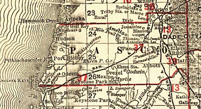 Pasco County, 1900