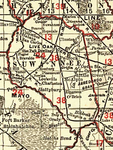 Suwannee County, 1900