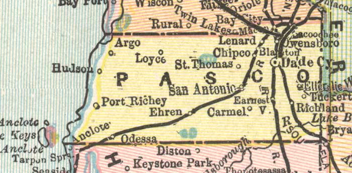 Pasco County, 1898