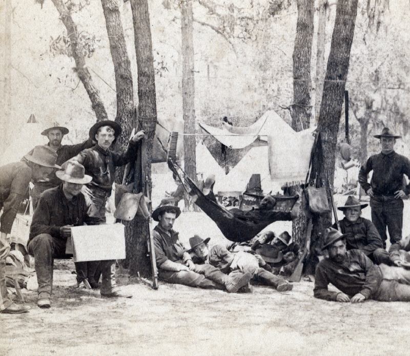 Camp of Thirteenth U.S. Infantry