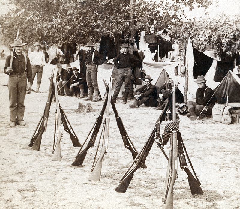 Camp of Fourth U.S. Infantry