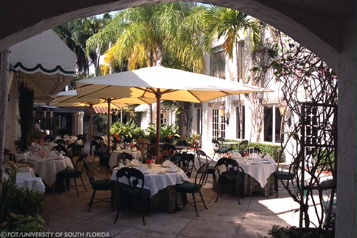 Outside dining